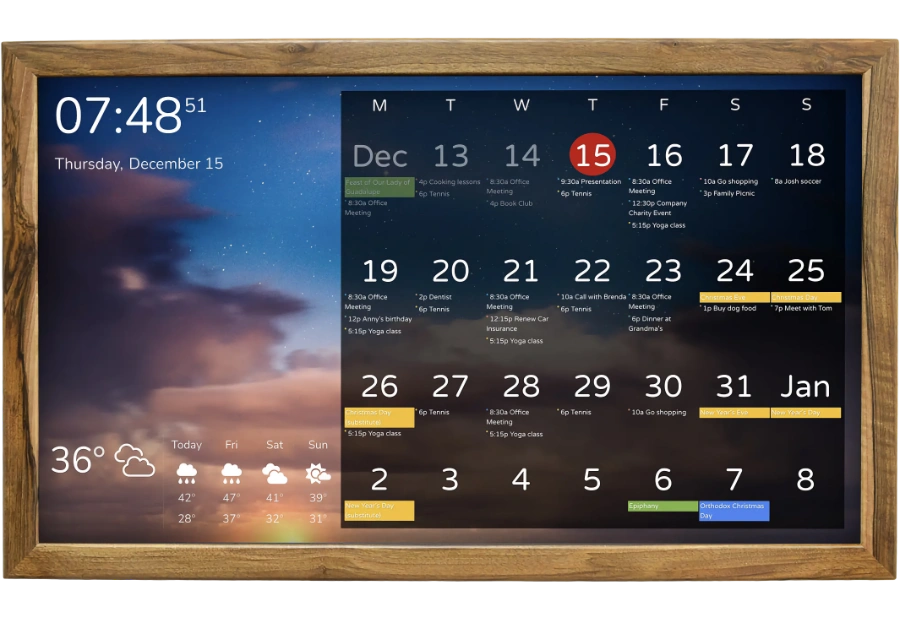 Touchscreen Kalender: jouw nieuwe assistent | Pallo.be